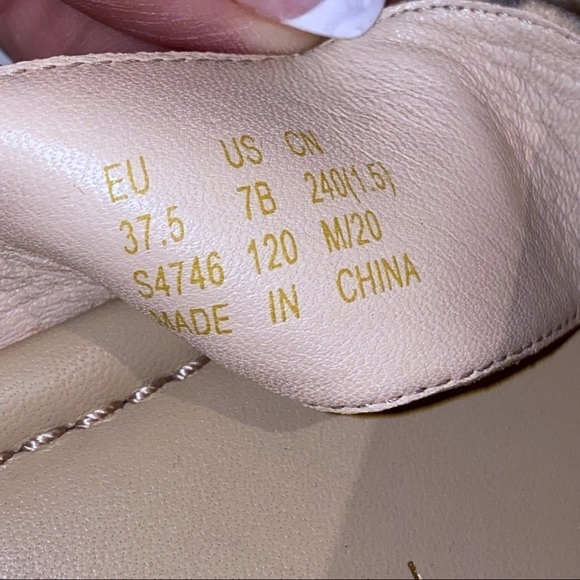 Stuart Weitzman Leopard Print Slide 7 Suede Sandals Rosa Lift Travel Confort - Picture 9 of 13